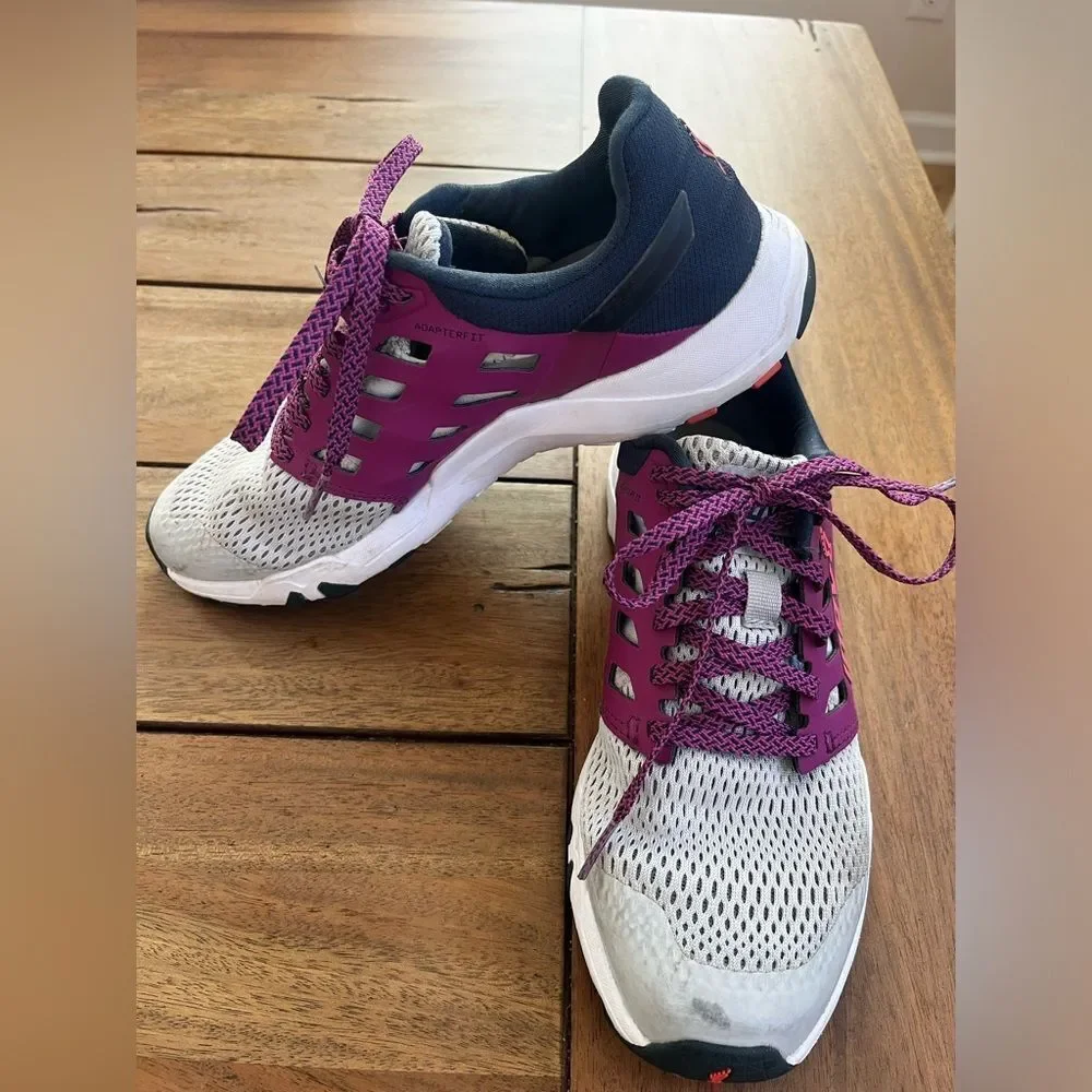 Inov-8 Women's Fuchsia and light gray Athletic Shoes; Size 8.5. Great condition!